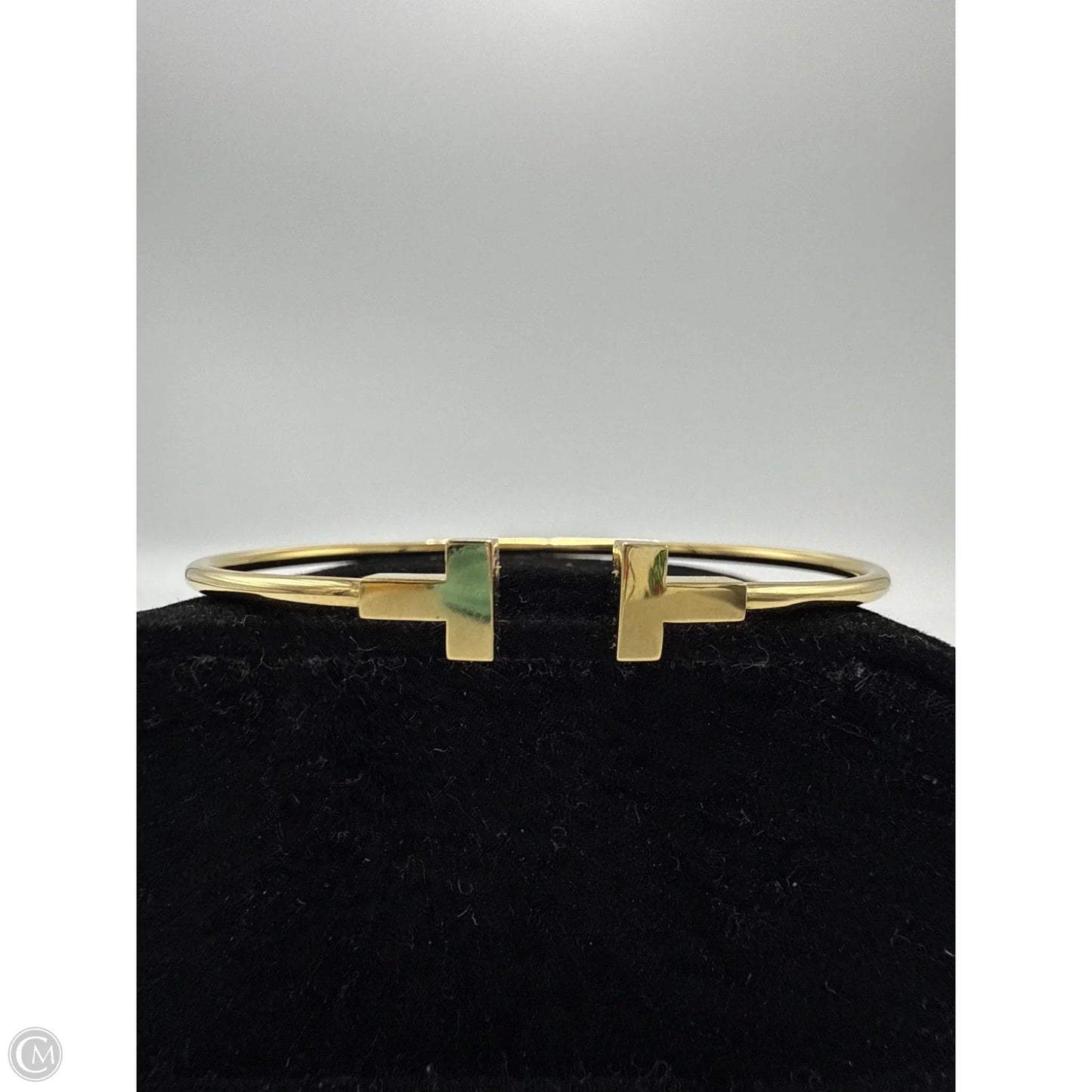 Tiffany & Company 18K T Wire Narrow Luxury Bracelet
