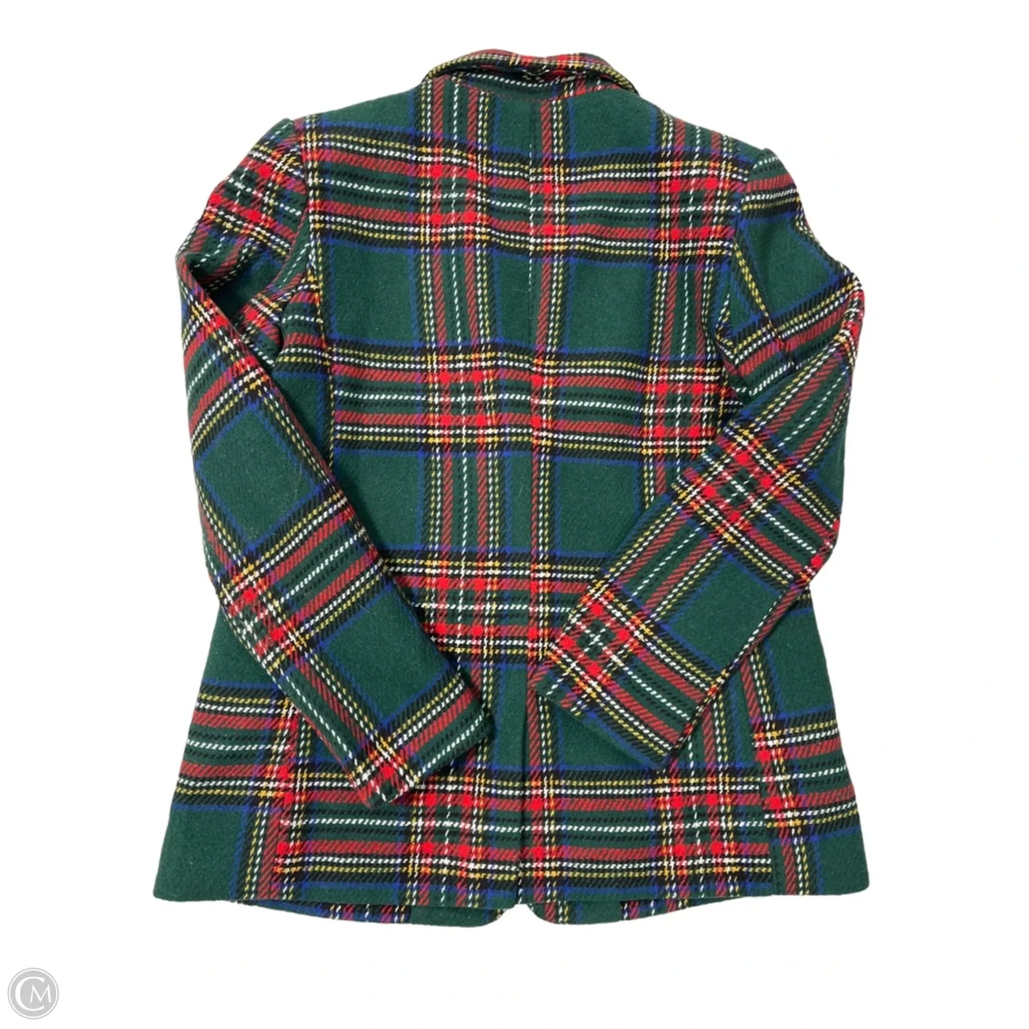 Blazer / Coat Peacoat By Vici In Green, Size: M