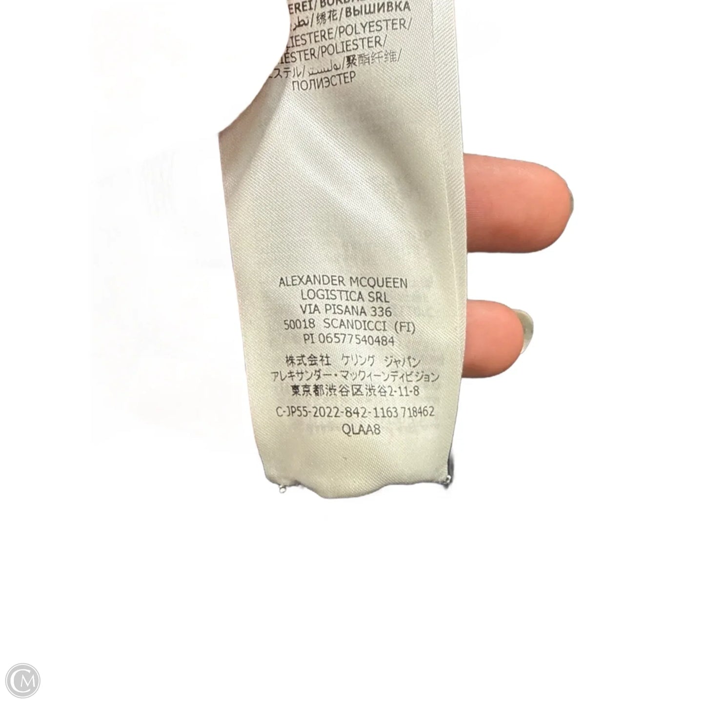 Dress Luxury Designer By Alexander Mcqueen In Black, Size: L