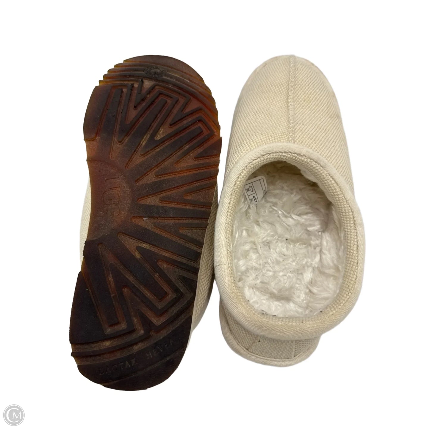 Slippers / Shoes Designer By UGG In Cream, Size: 7