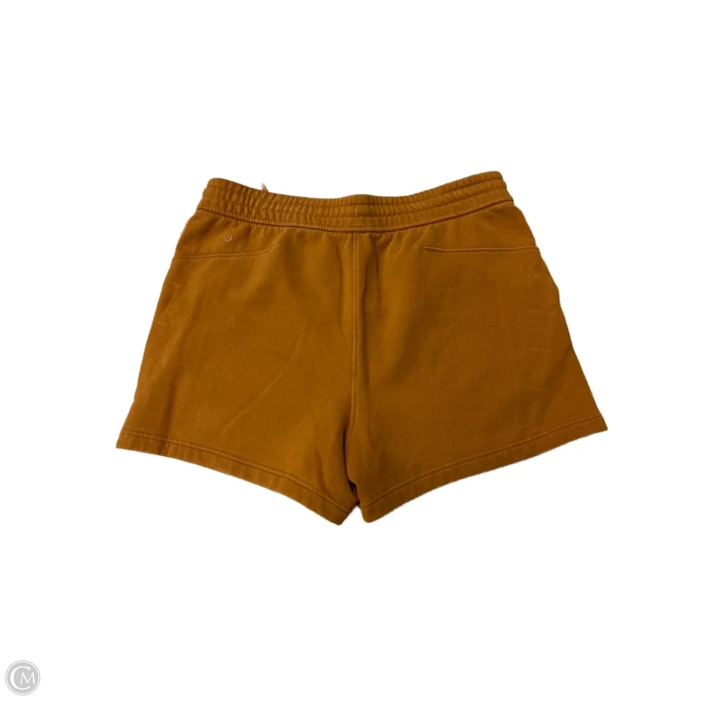Athletic Shorts By Lululemon In Orange, Size: L