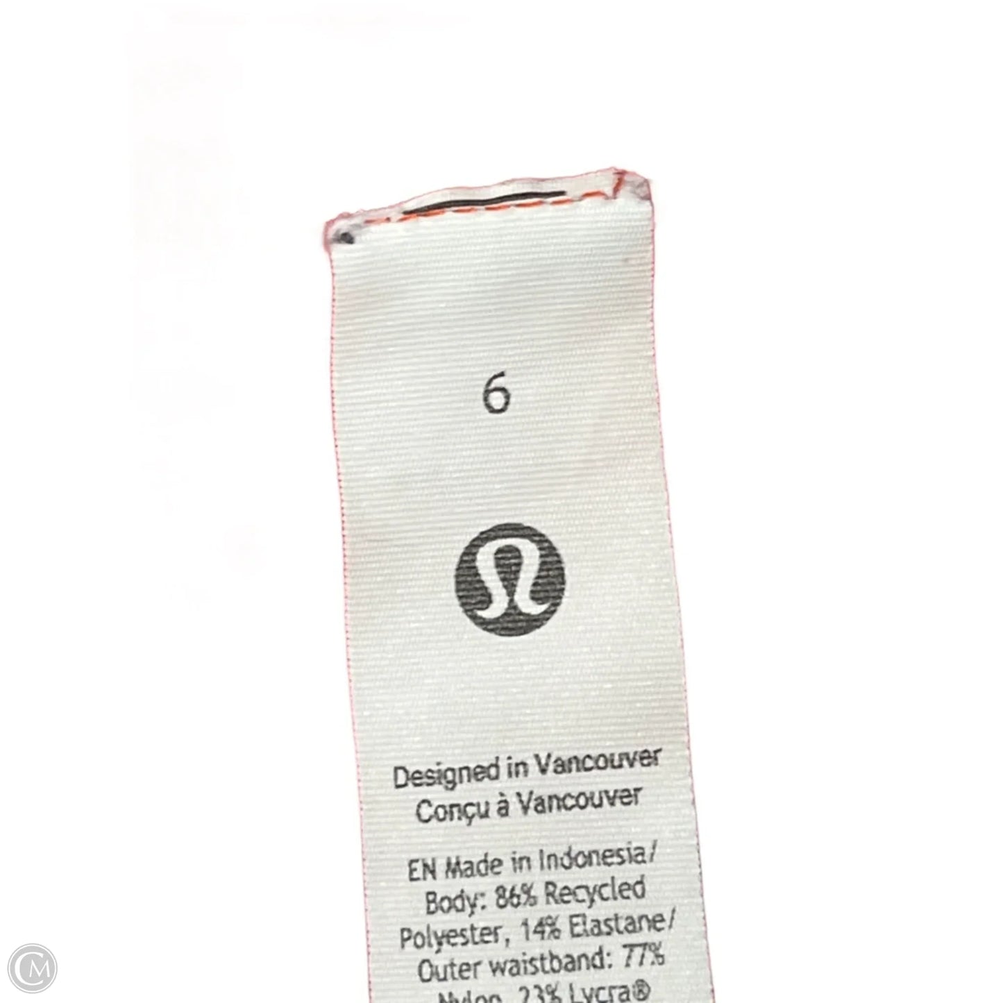 Athletic Shorts By Lululemon In Red, Size: S