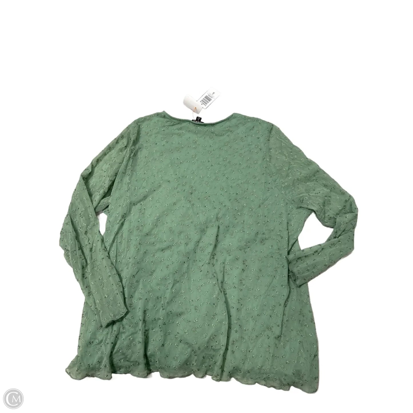 New! Top Long Sleeve By Torrid In Green, Size: 6
