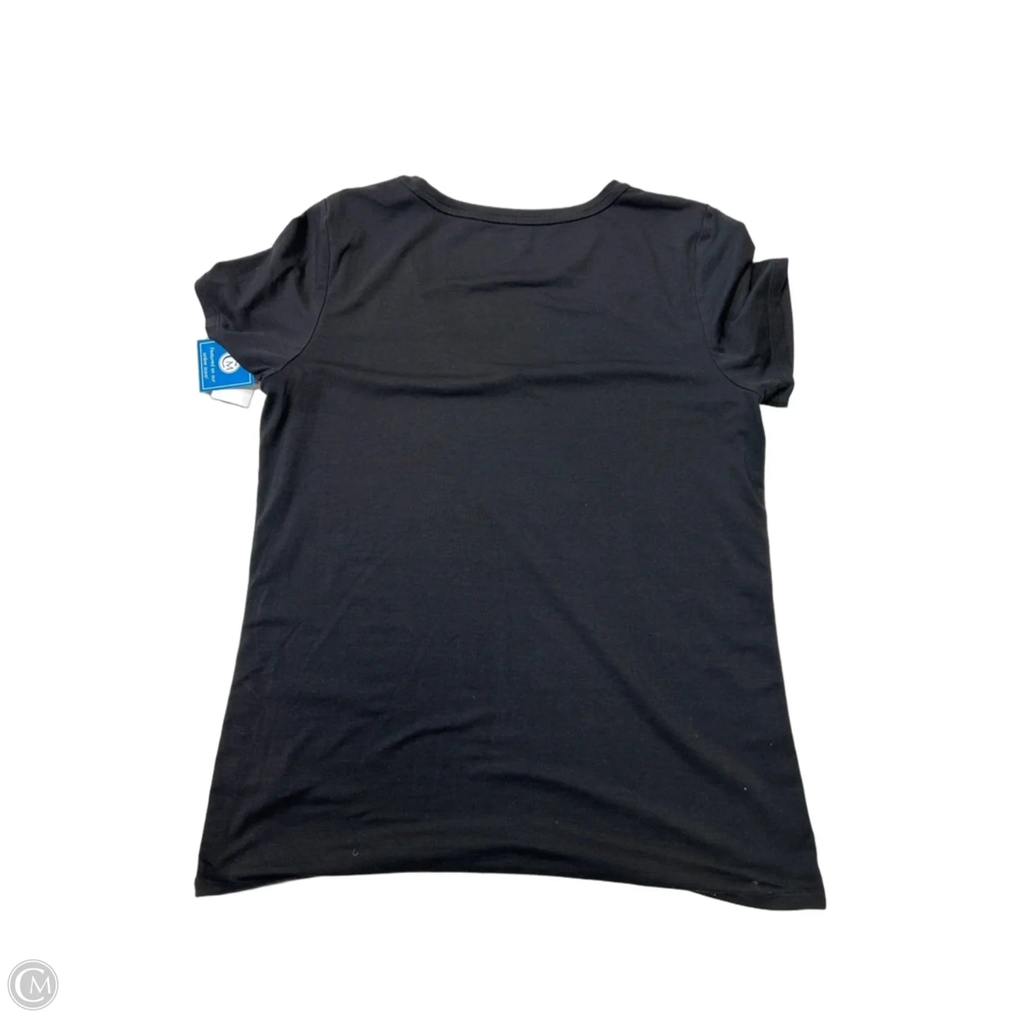 Athletic Top Short Sleeve By Athleta In Black, Size: M