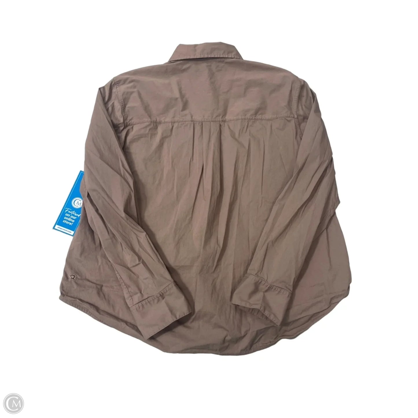 Top Long Sleeve By Lululemon In Brown, Size: M