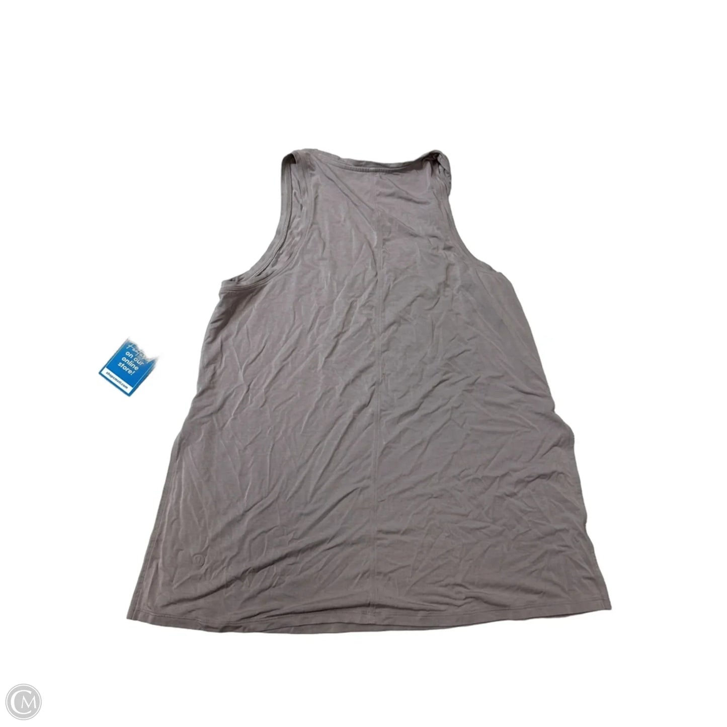 Athletic Tank Top By Lululemon In Taupe, Size: M