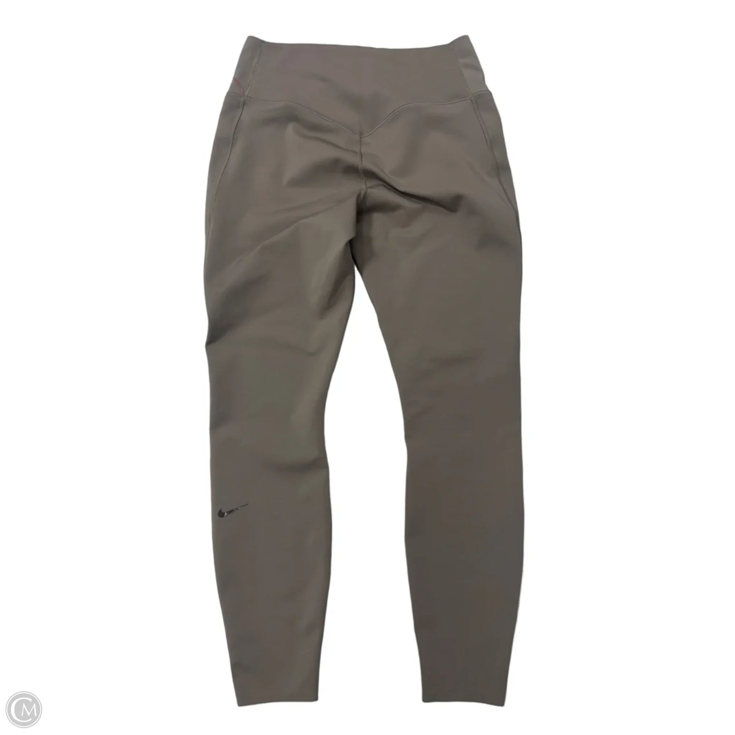 Athletic Leggings By Nike Apparel In Brown, Size: M