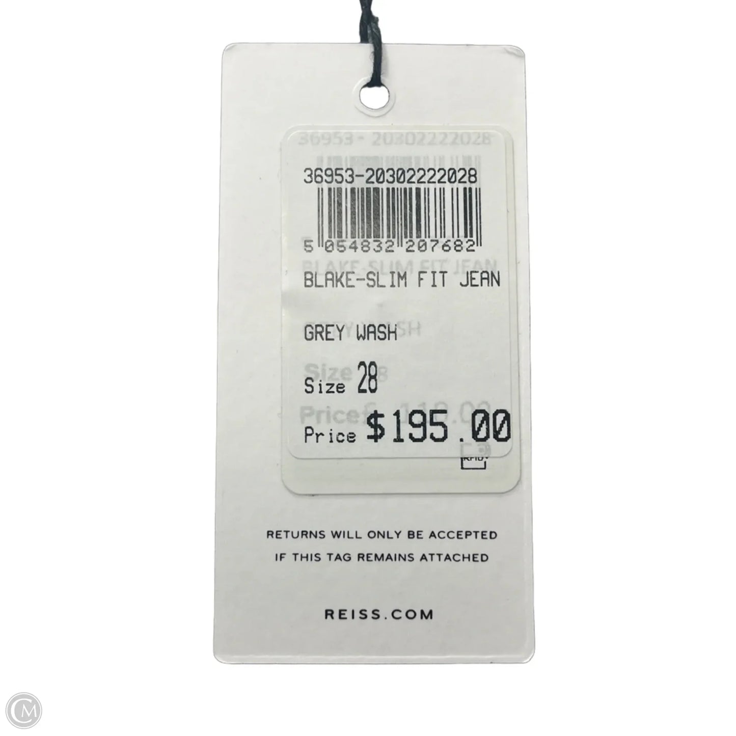 Jeans Boyfriend By Reiss In Grey, Size: 6