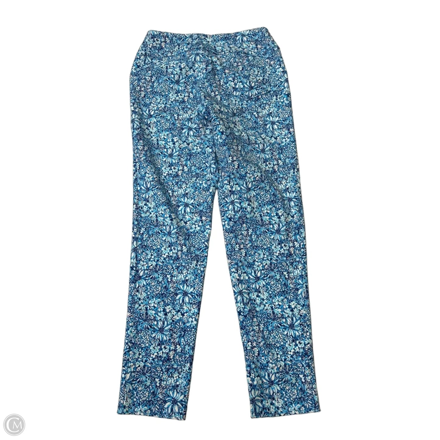 New! Pants Designer By Lilly Pulitzer In Blue & White, Size: S