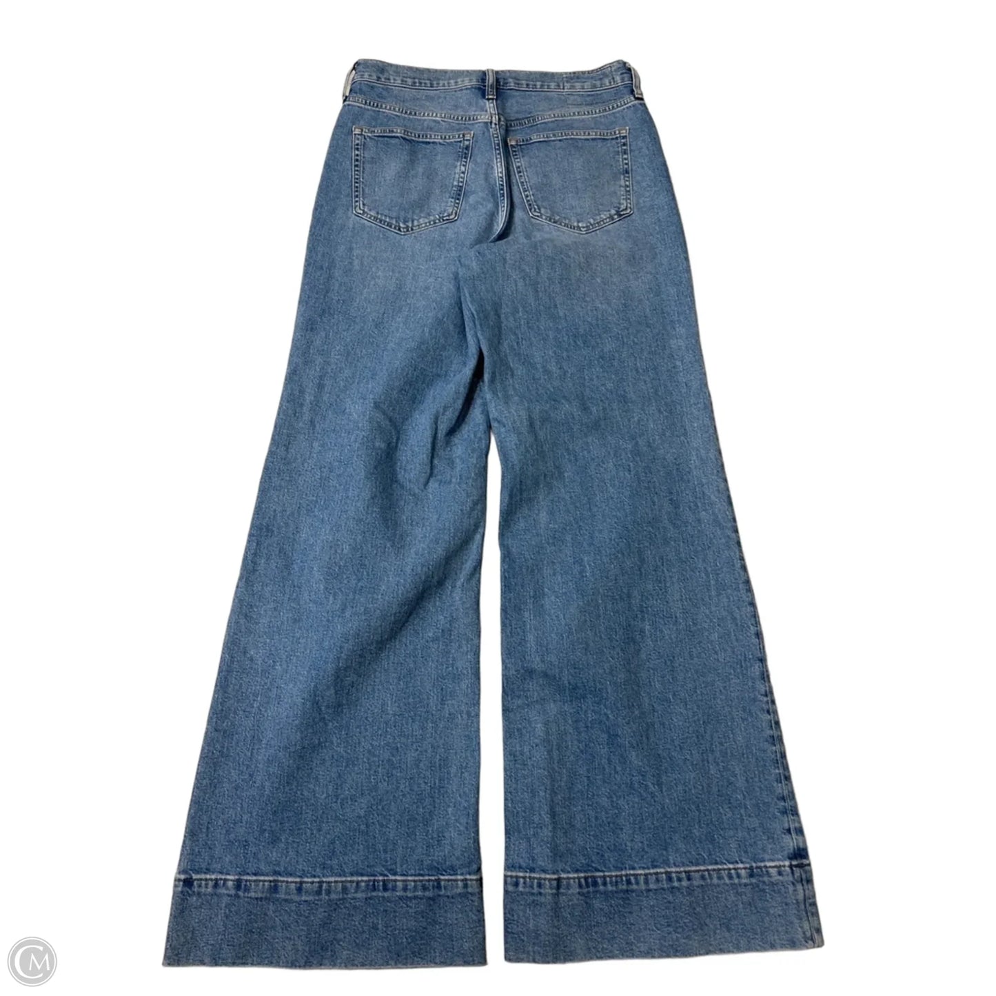 Jeans Wide Leg By J. Crew In Blue, Size: 8