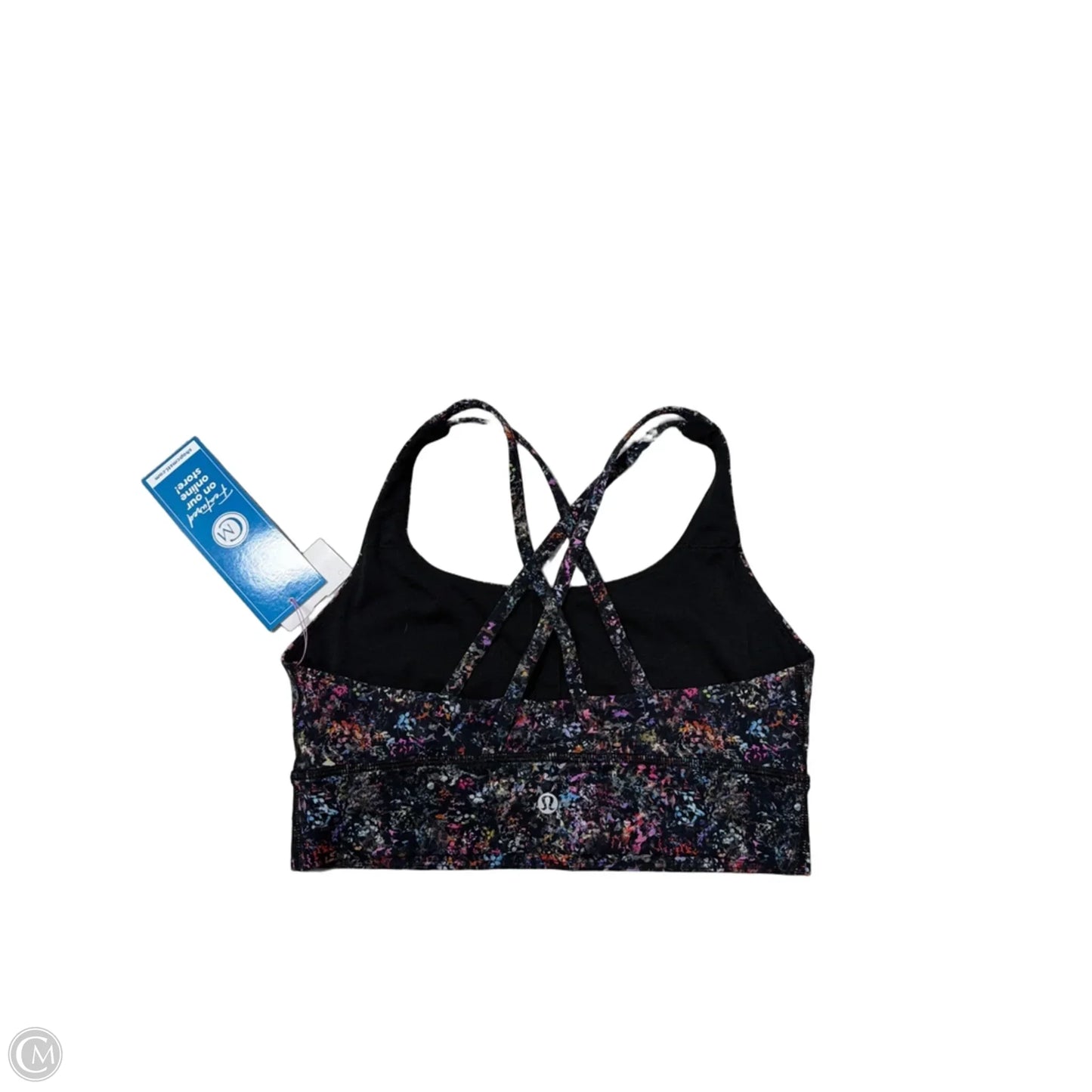 Athletic Bra By Lululemon In Floral Print, Size: M