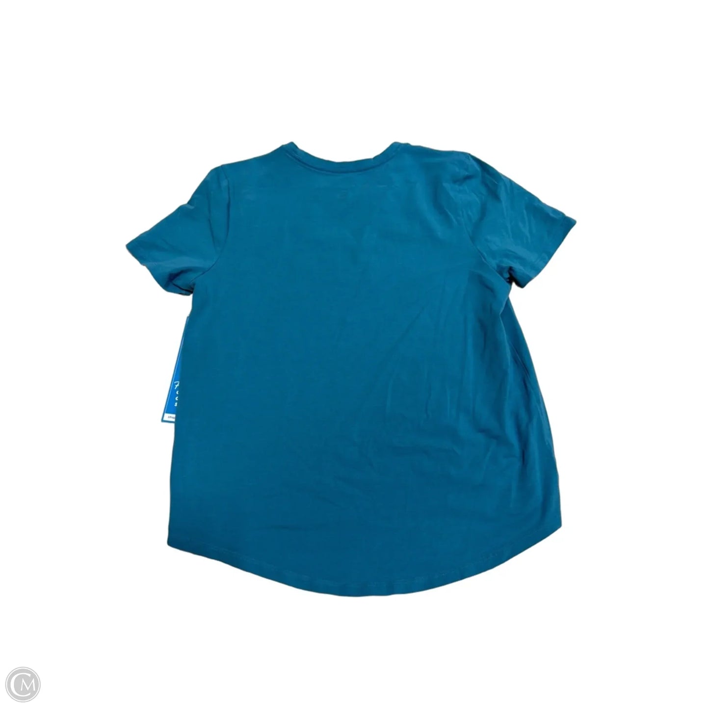 Athletic Top Short Sleeve By Lululemon In Blue, Size: M