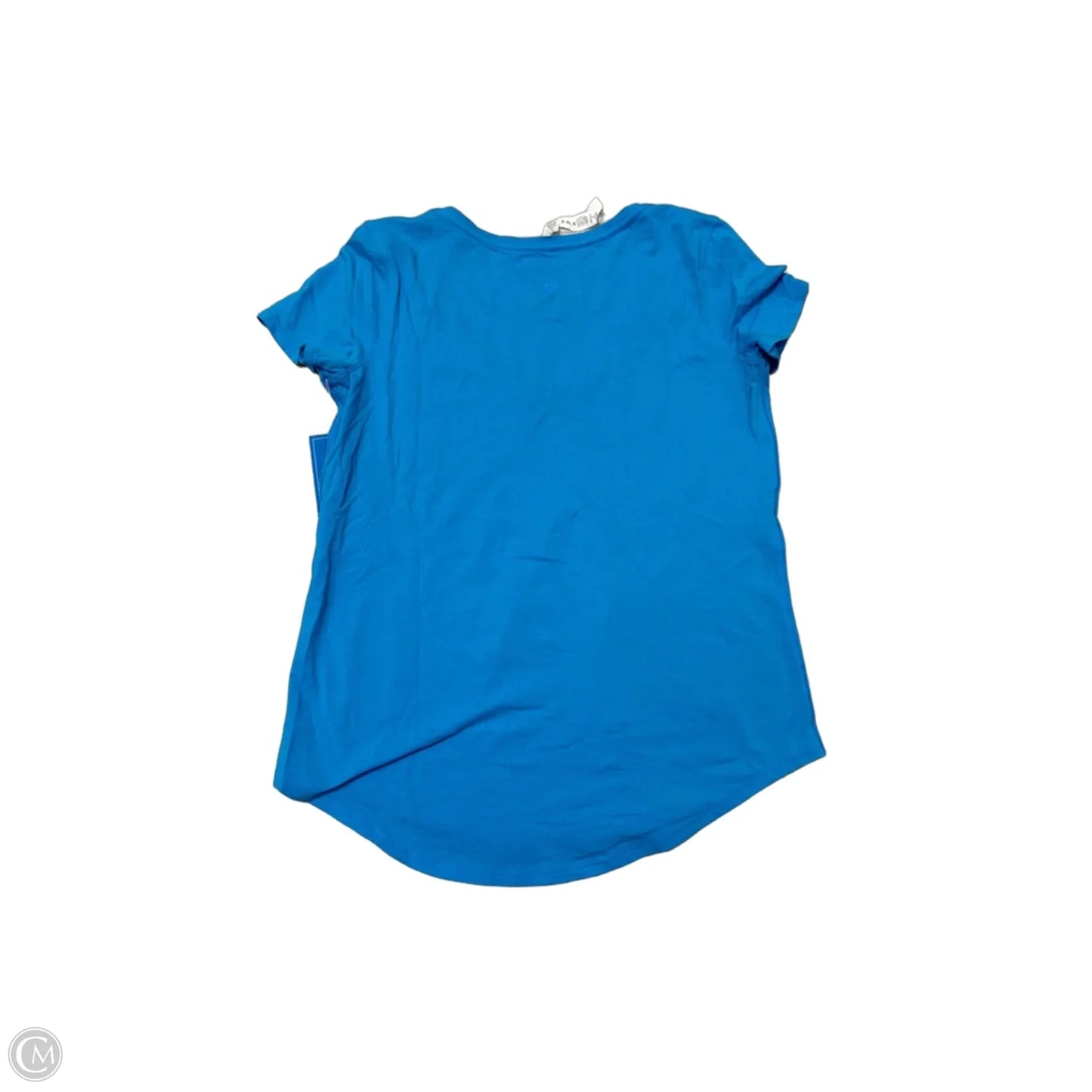 Athletic Top Short Sleeve By Lululemon In Blue, Size: S