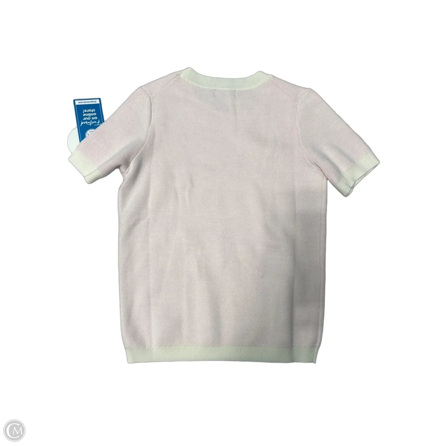 New! Top Short Sleeve By Staud In Pink, Size: S