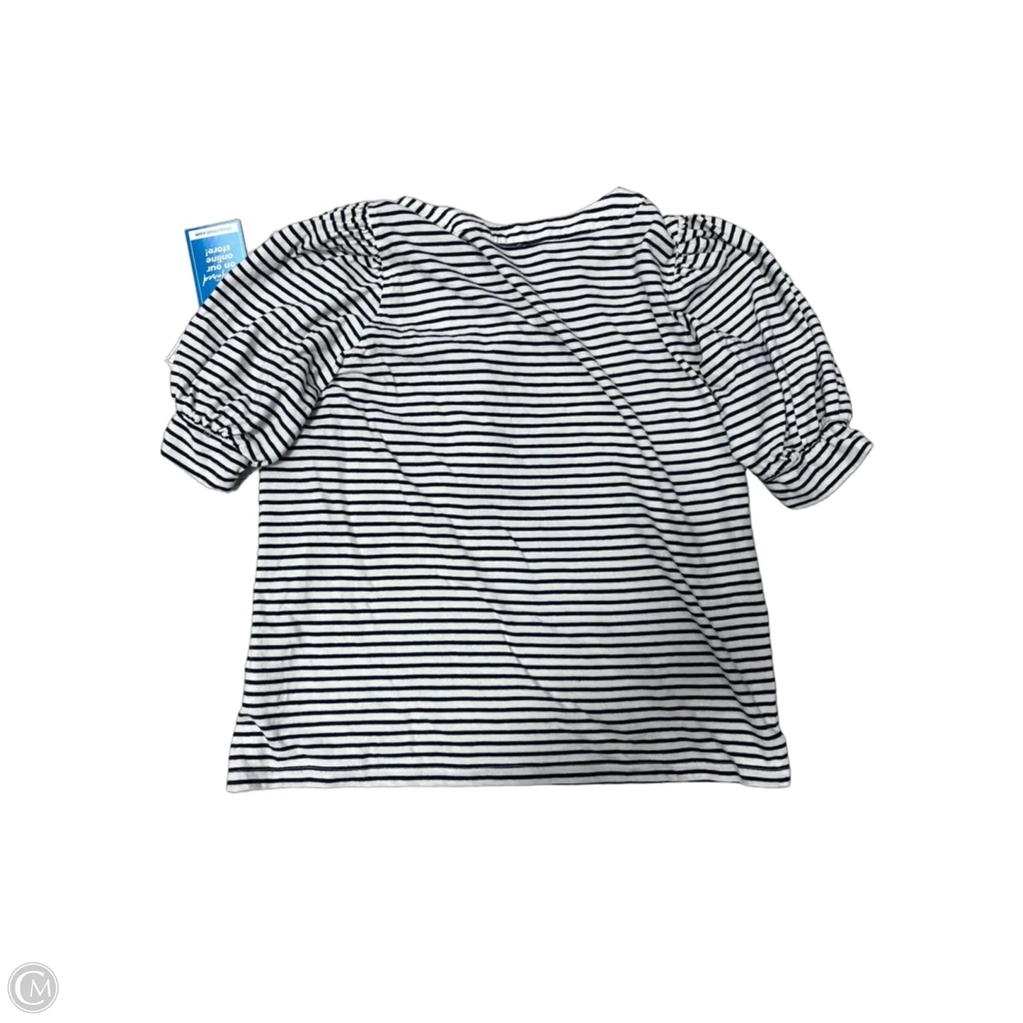 Top Short Sleeve By Rails In Striped Pattern, Size: M
