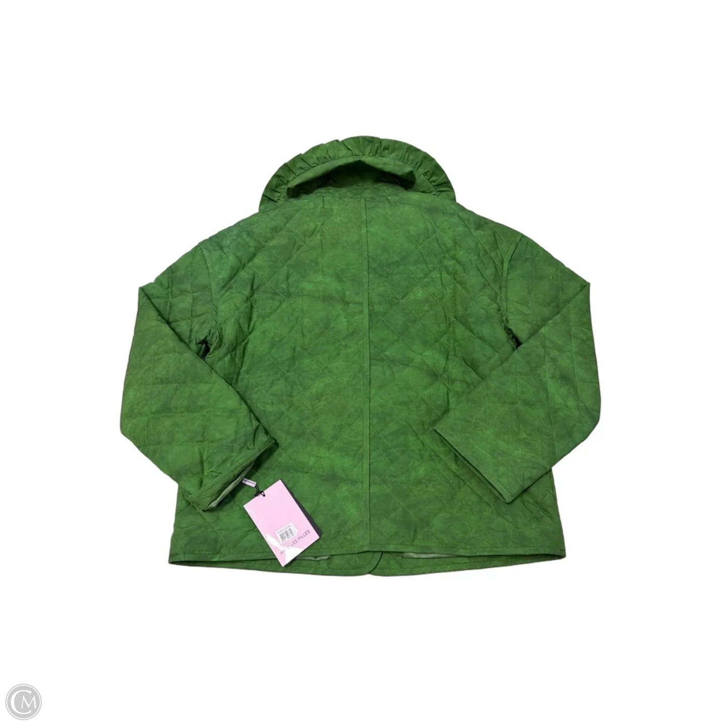 New! Jacket Puffer & Quilted By Avec Les Filles In Green, Size: M