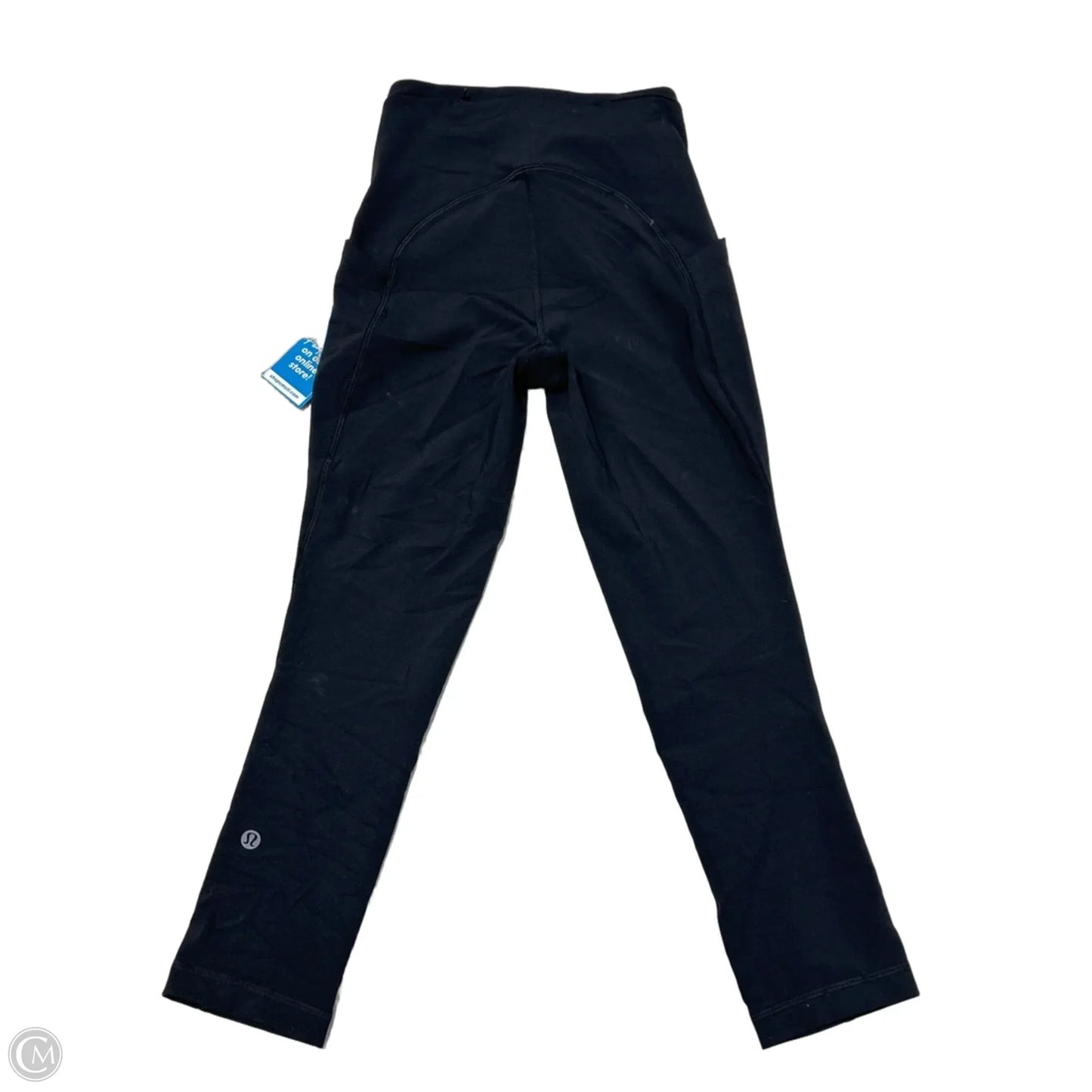 Athletic Capris By Lululemon In Black, Size: Xs