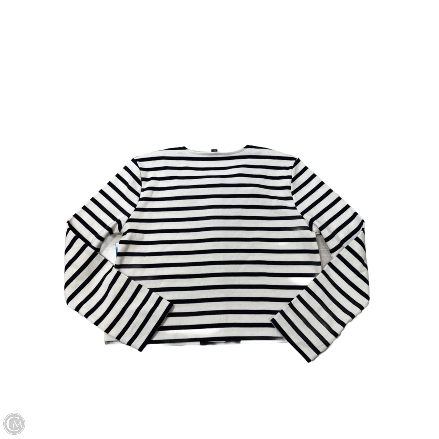 New! Cardigan By Ann Taylor In Blue & White, Size: L