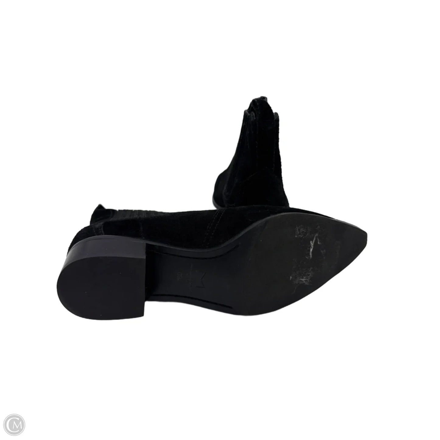 Boots Ankle Heels By Marc Fisher In Black, Size: 6.5