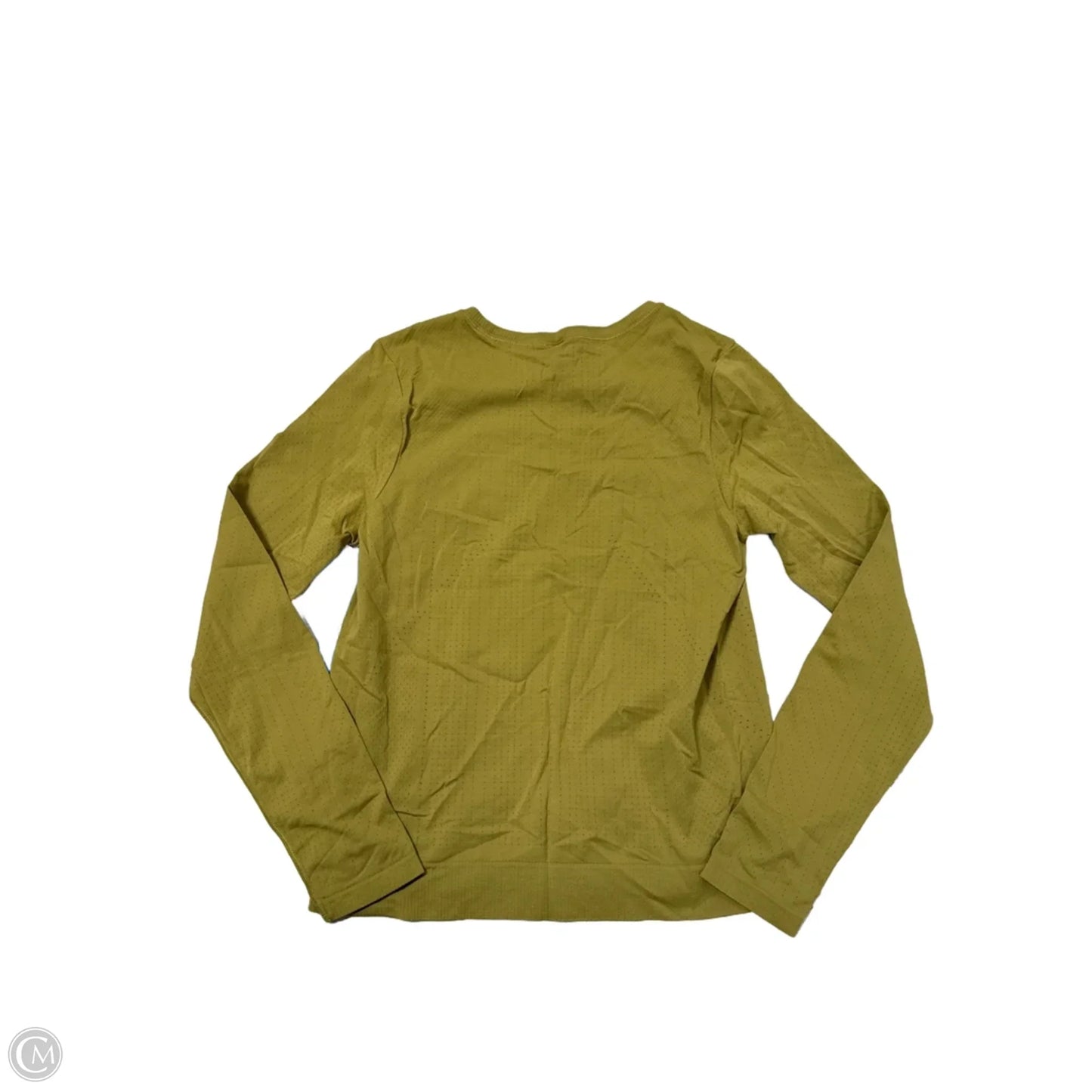 Athletic Top Long Sleeve Collar By Athleta In Green, Size: S