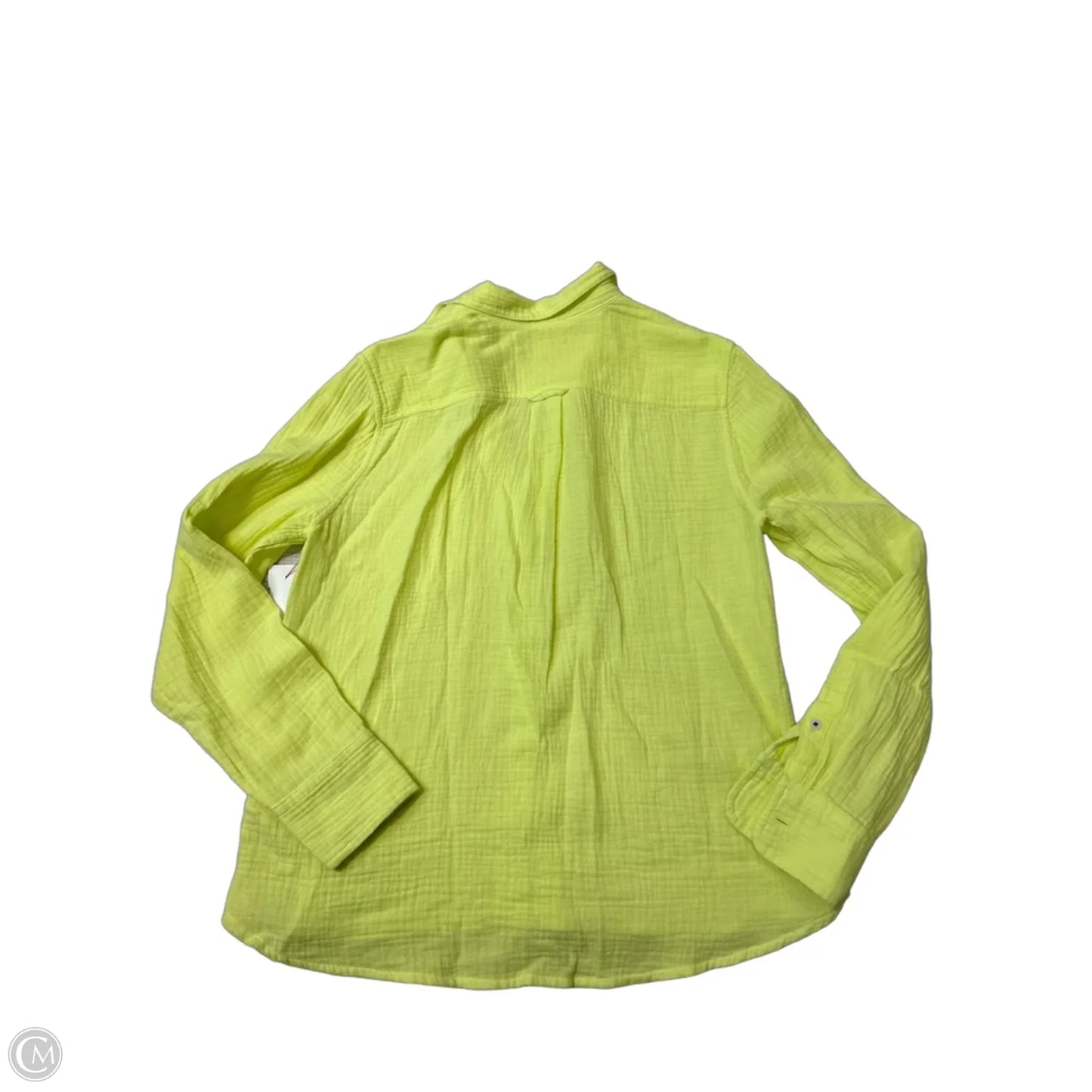 Top Long Sleeve By J. Crew In Yellow, Size: 2