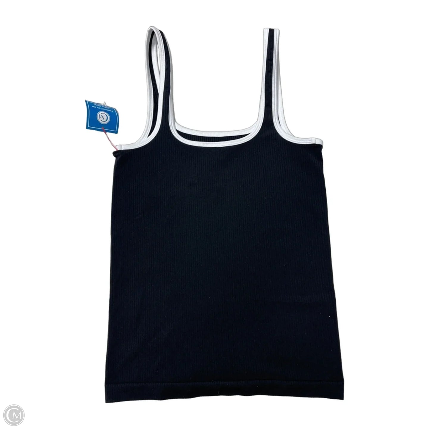 Athletic Tank Top By Athleta In Black & White, Size: S
