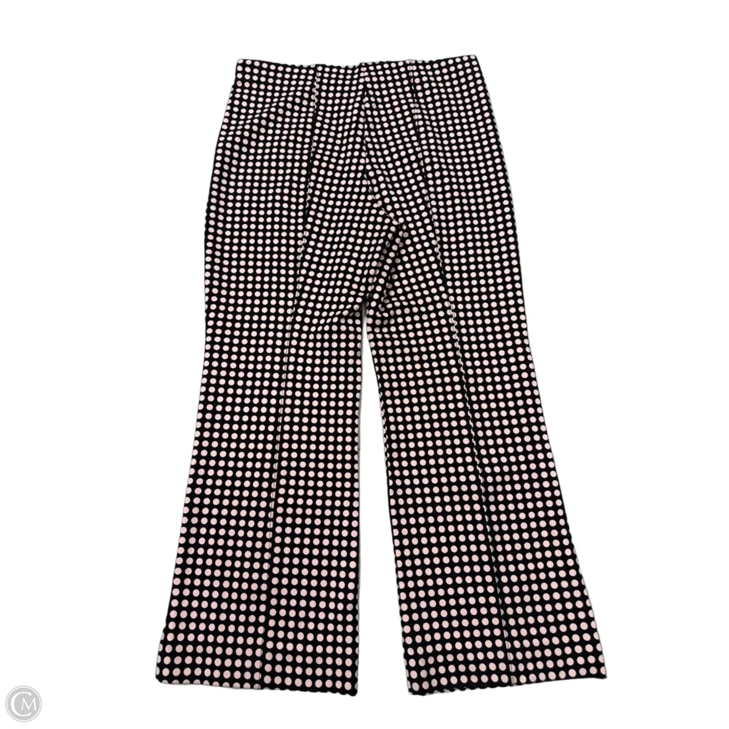Pants Wide Leg By Maeve In Polkadot Pattern, Size: L