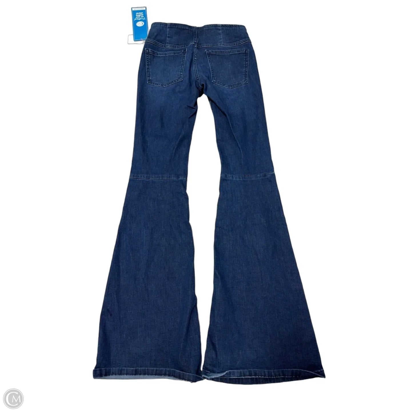 Jeans Flared By Free People In Blue Denim, Size: 2
