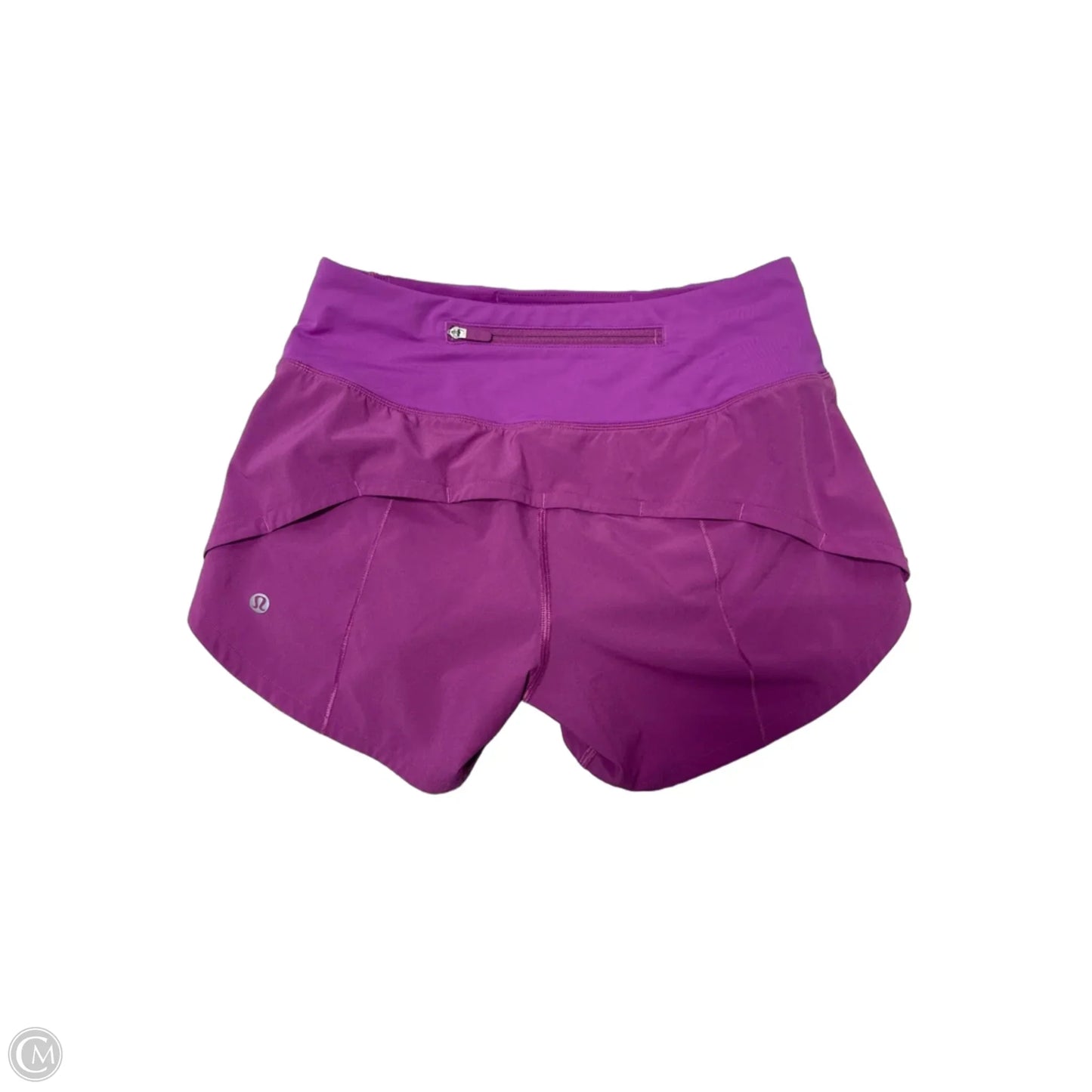 Athletic Shorts By Lululemon In Purple, Size: Xs