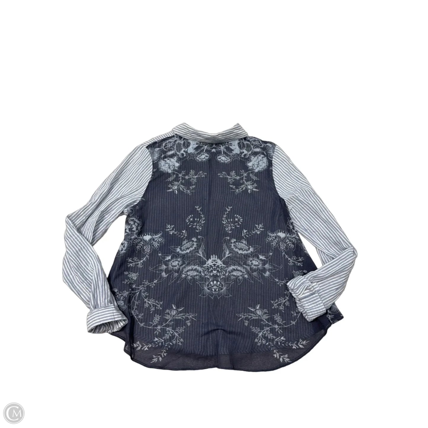 Top Long Sleeve By Free People In Striped Pattern, Size: S