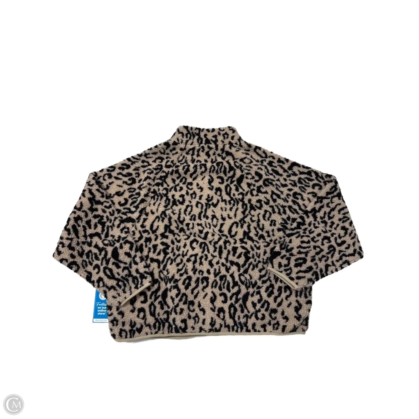 New! Button-Up Pull Over Jacket Faux Fur By Entro, Size: M