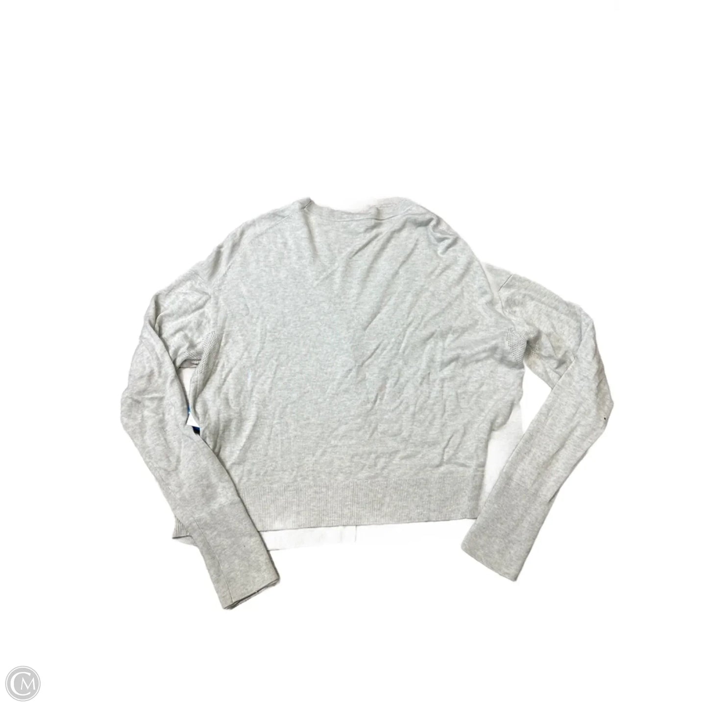Sweater Cardigan By Athleta In Grey, Size: 1x