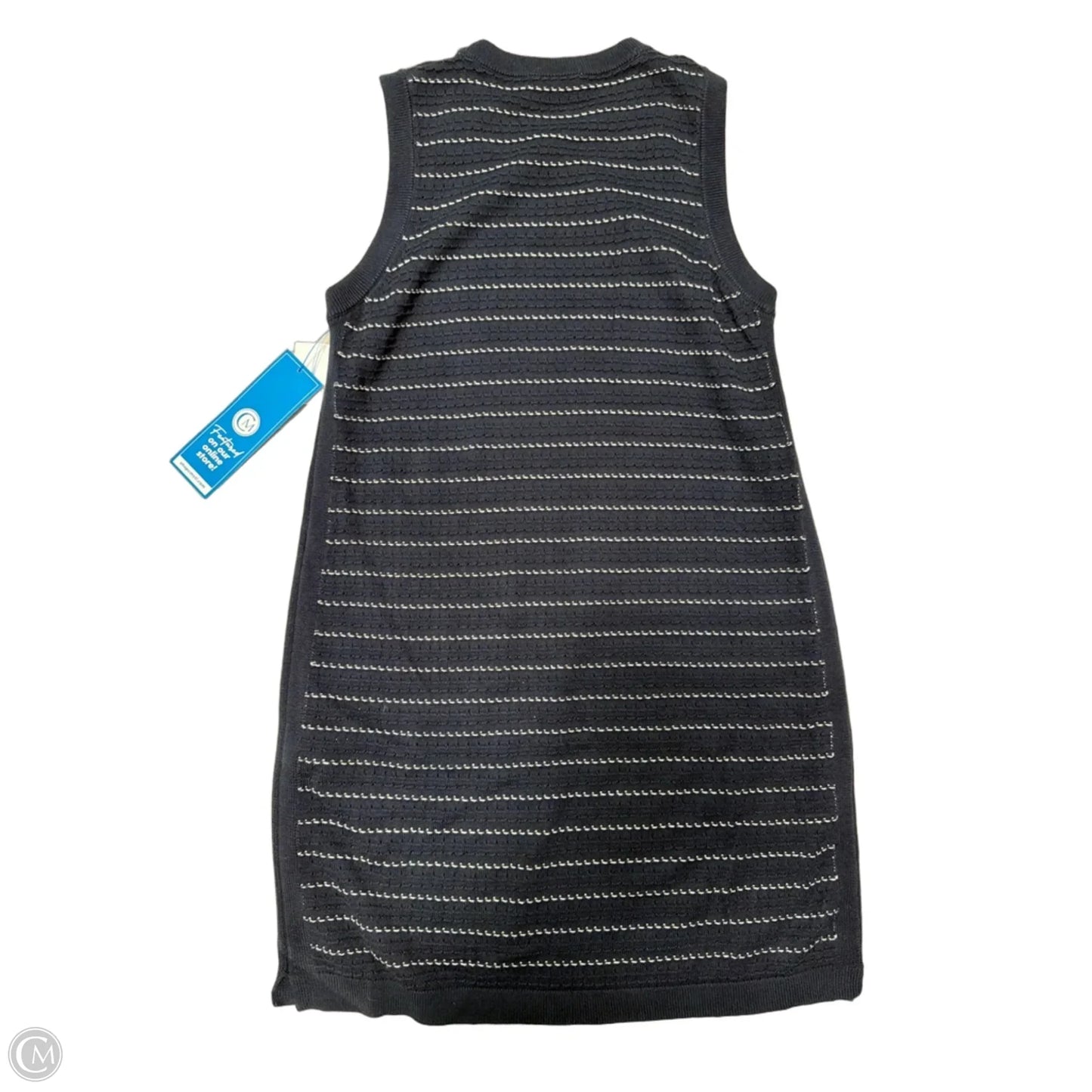 Dress Casual Midi By Varley In Blue & White, Size: M