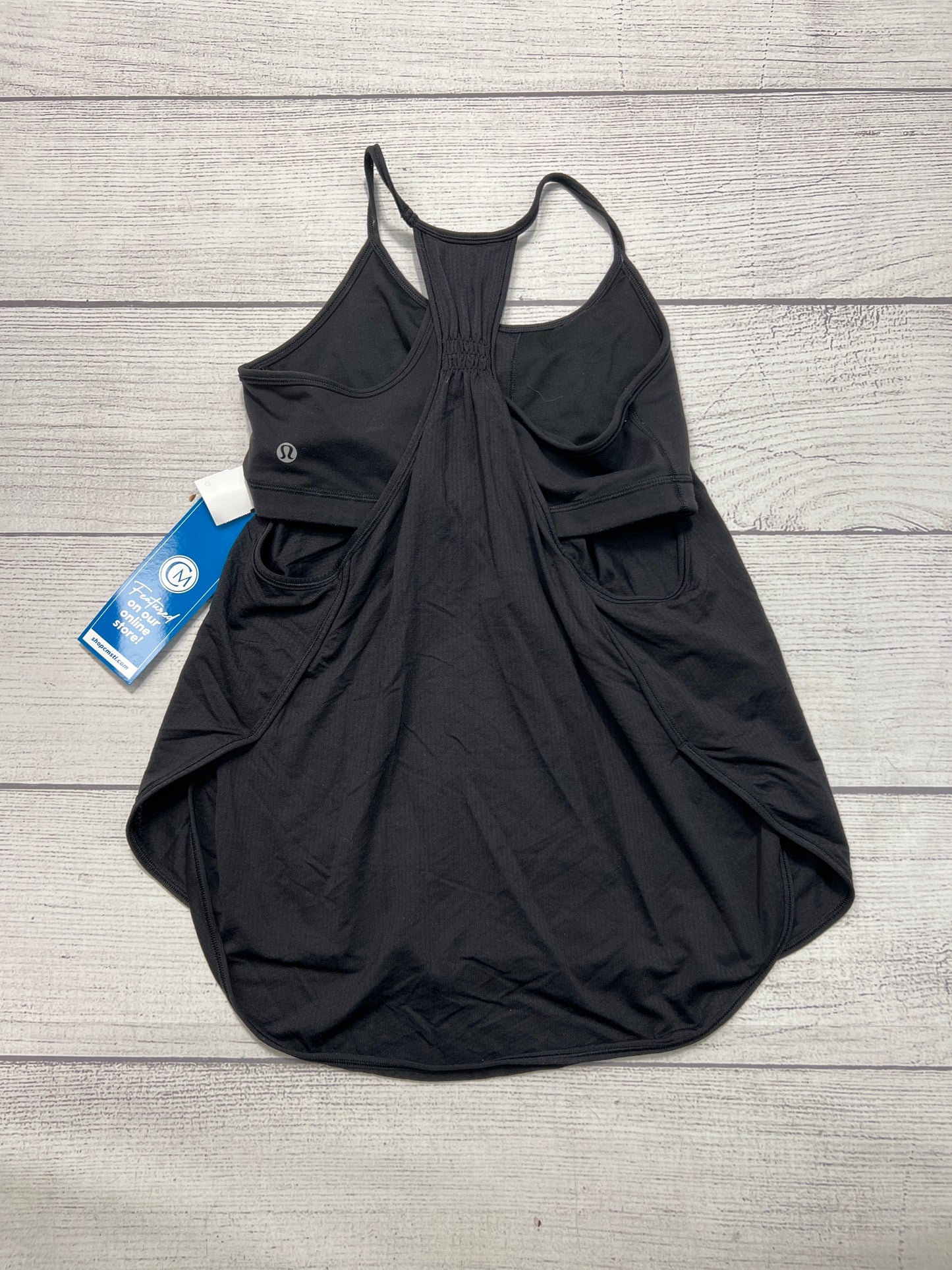 Athletic Tank Top By Lululemon In Black, Size: 6