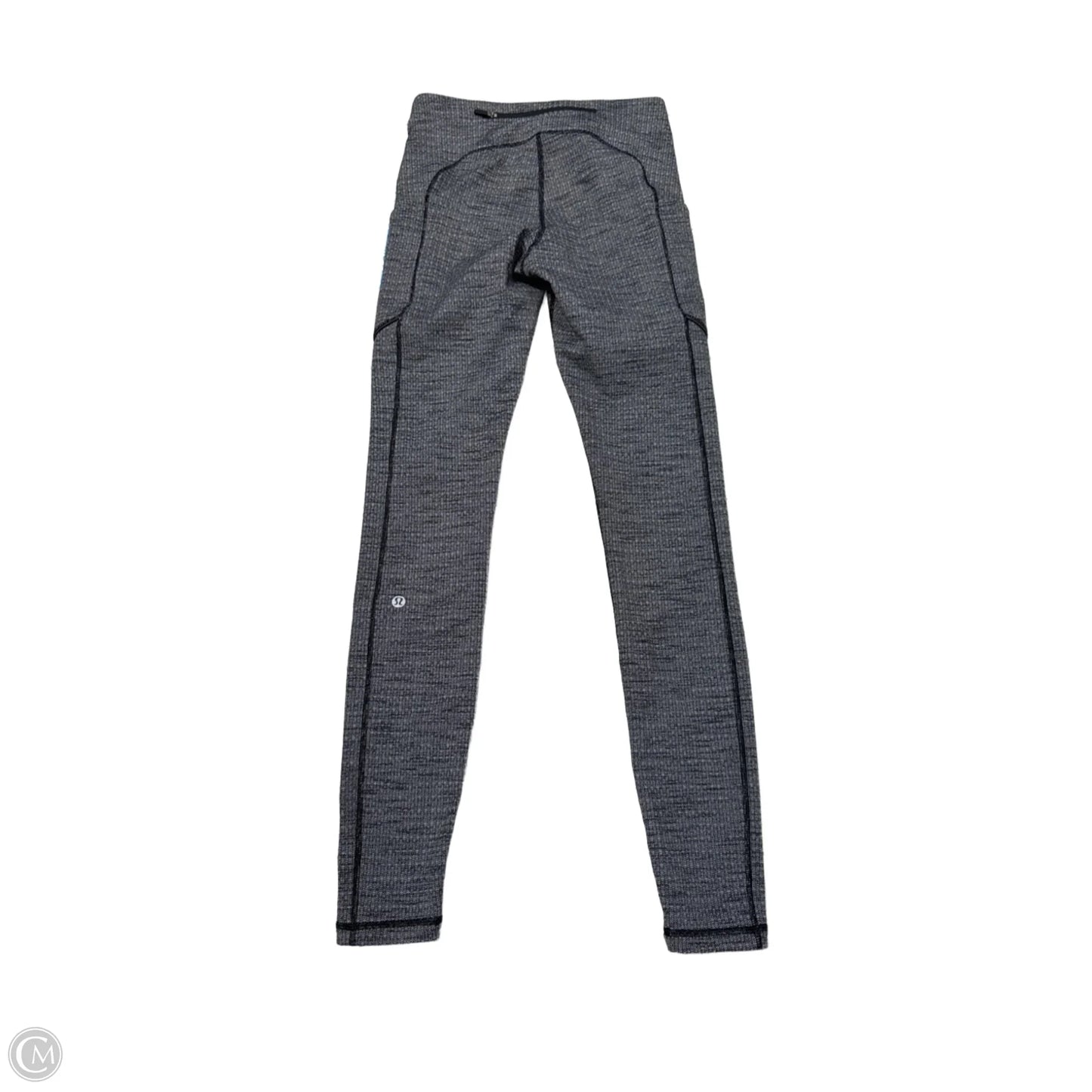 Athletic Leggings By Lululemon In Black & White, Size: 6