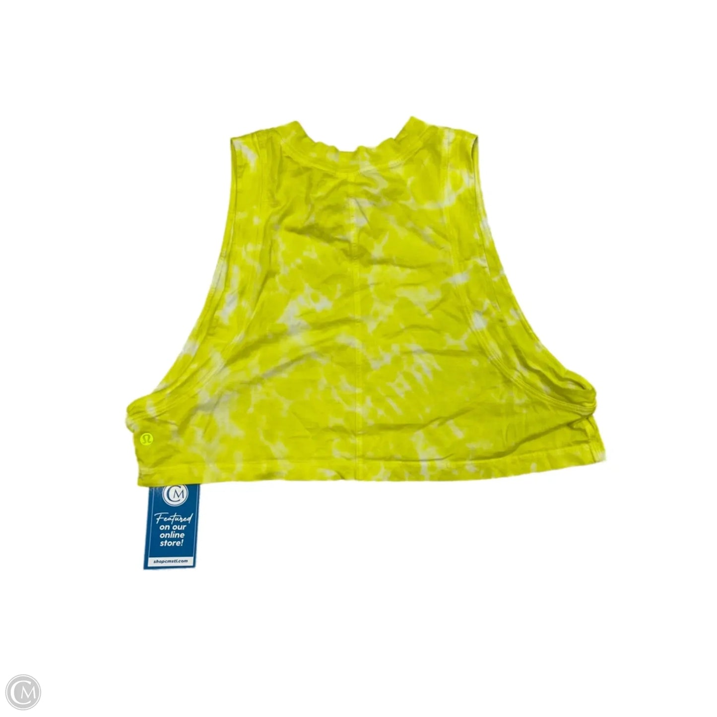 Athletic Tank Top By Lululemon In Yellow, Size: 6