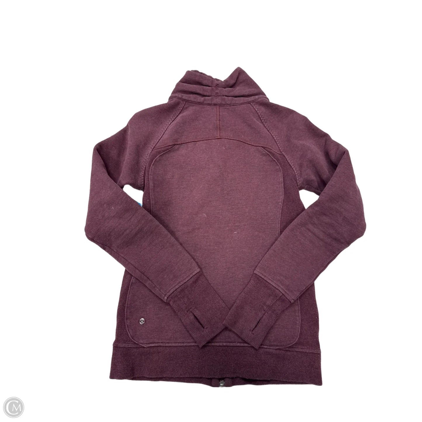 Athletic Jacket By Lululemon In Maroon, Size: S/4