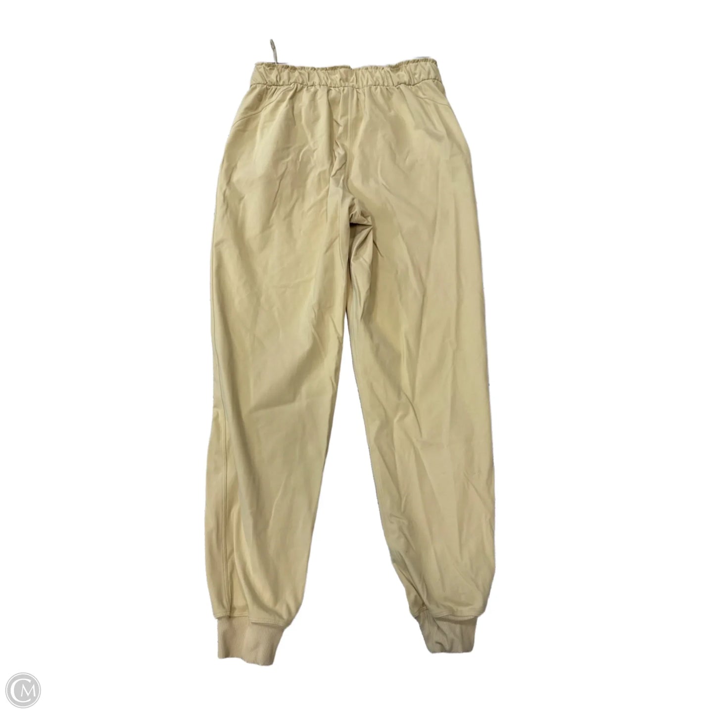 Athletic Pants By Lululemon In Cream, Size: M/8