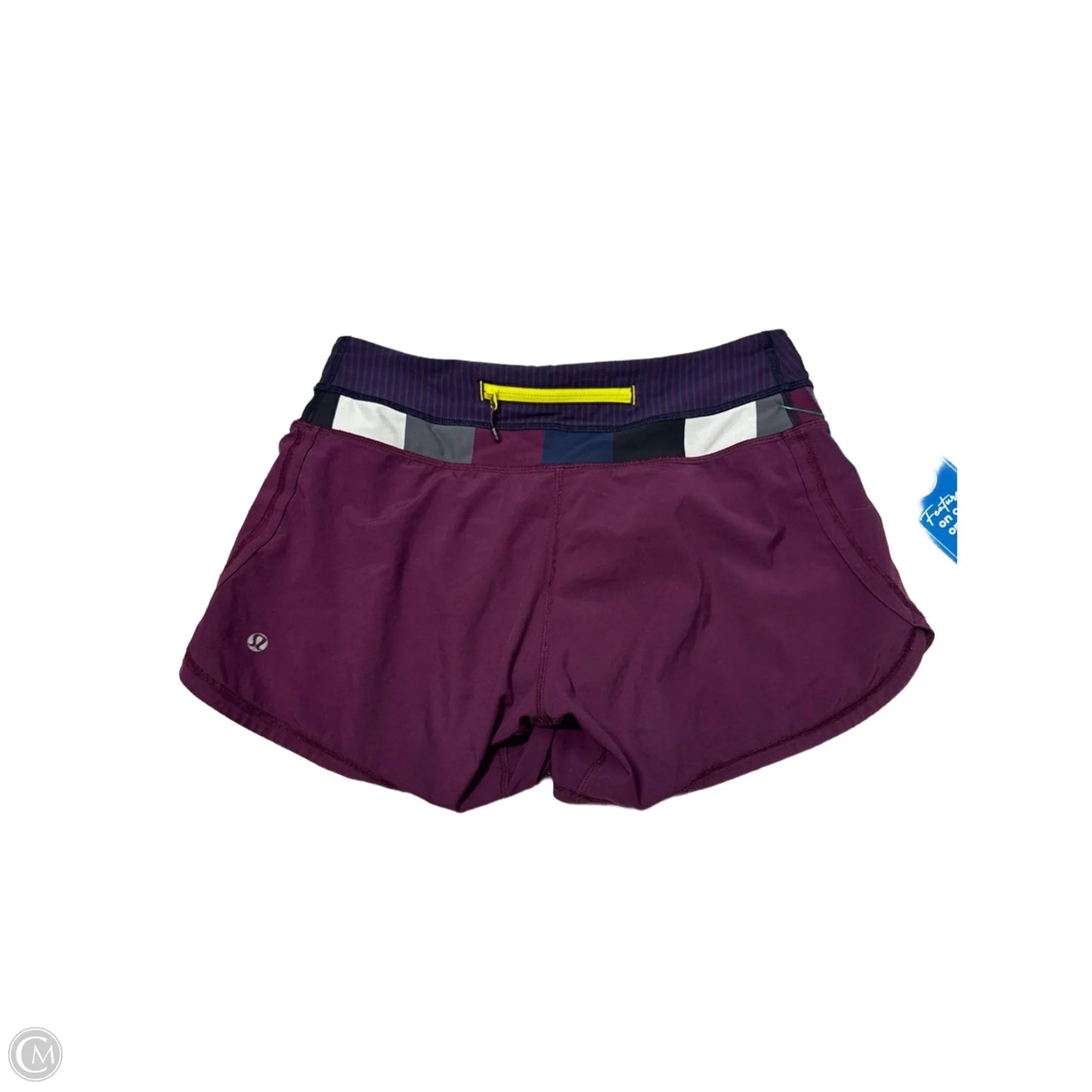 Athletic Shorts By Lululemon In Maroon, Size: S