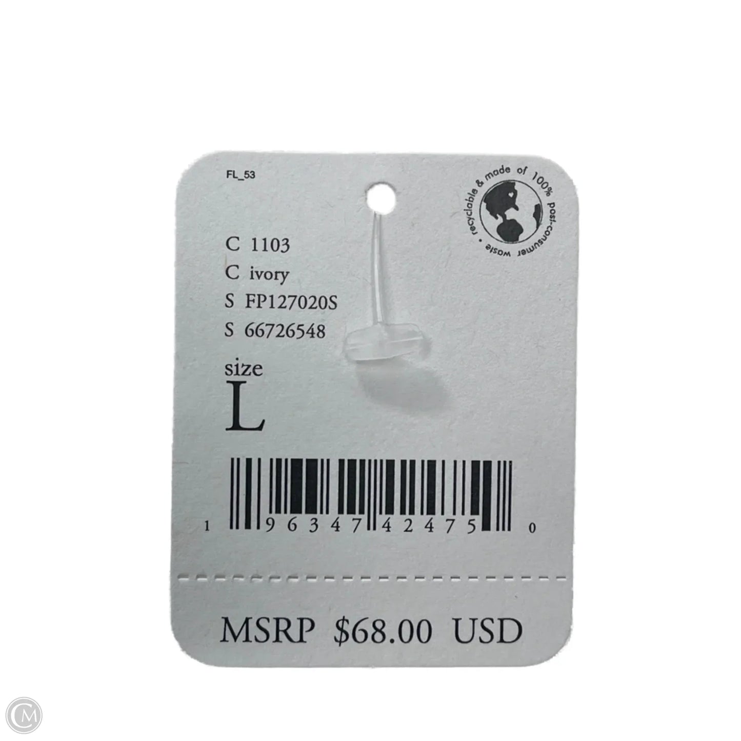 Bodysuit By Free People In Cream, Size: L