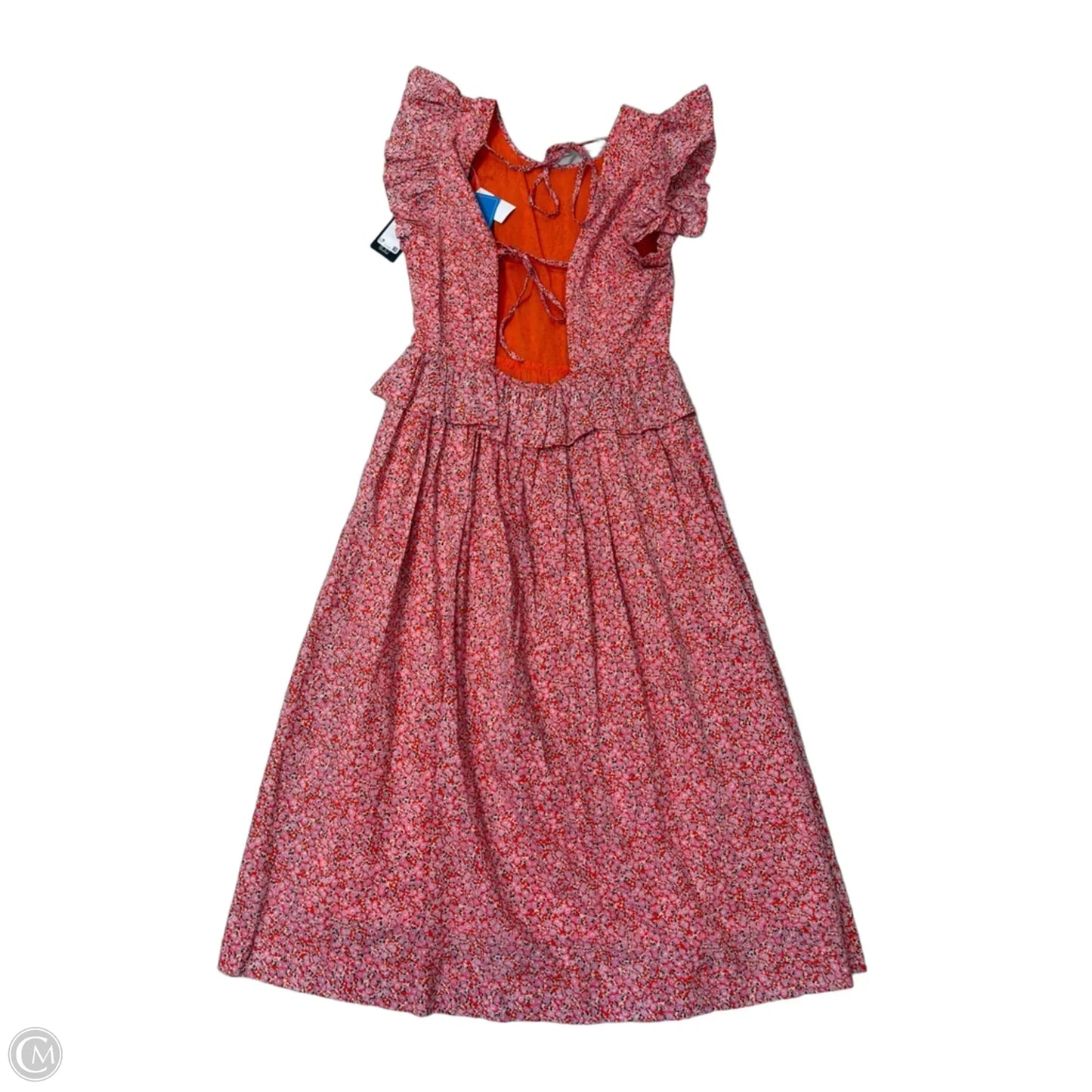 New! Dress Casual Maxi By Vero Moda In Orange & Pink, Size: M