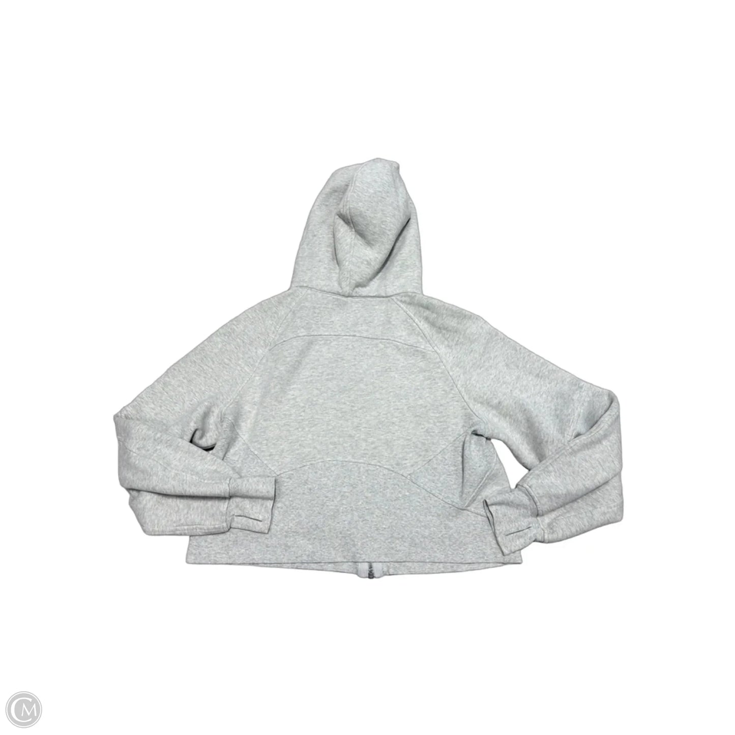 Athletic Jacket By Lululemon In Grey, Size: S