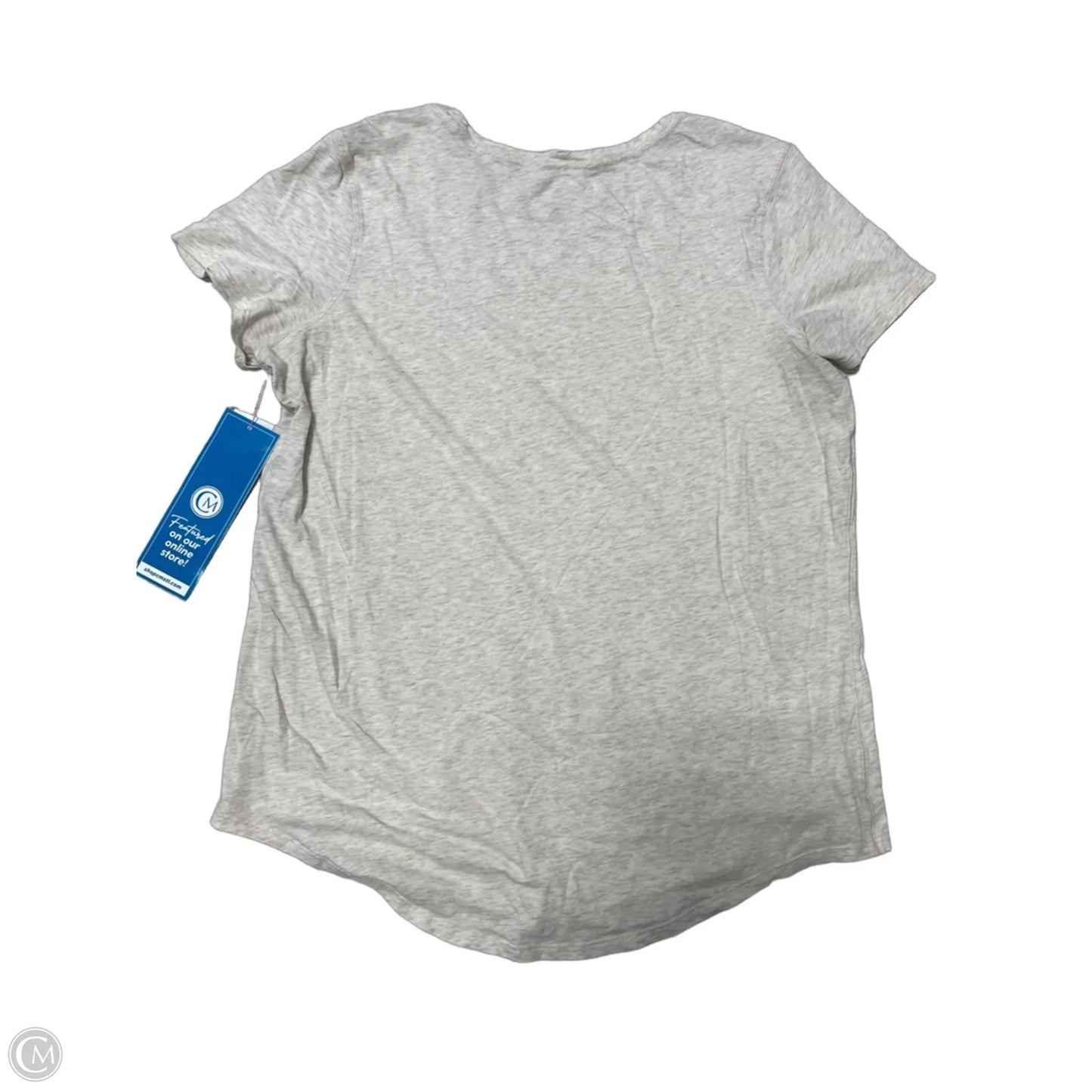 Athletic Top Short Sleeve By Lululemon In Cream, Size: M