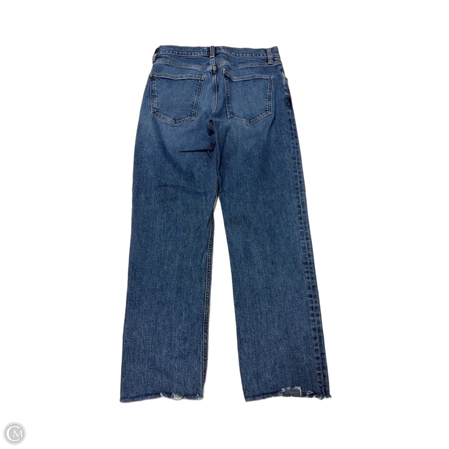 Jeans Straight By Agolde In Blue Denim, Size: 2