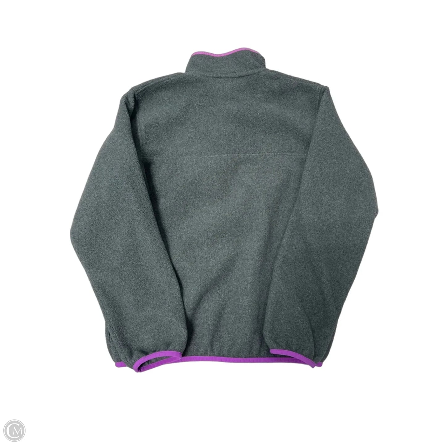 Sweatshirt Collar By Patagonia In Grey, Size: M