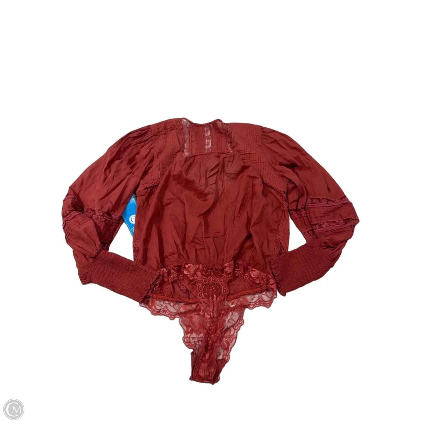 New! Top Long Sleeve By Free People In Orange, Size: L