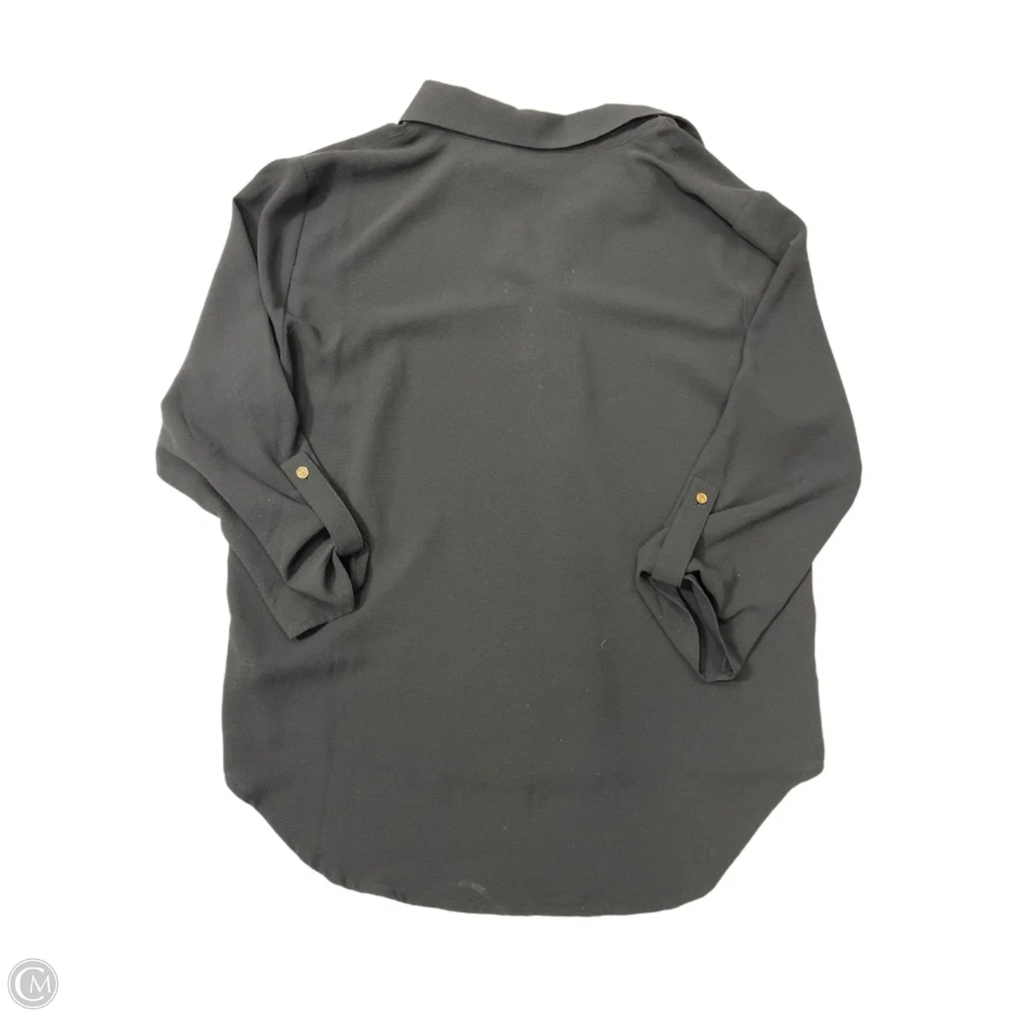 Top Long Sleeve Designer By Michael Kors In Black, Size: L