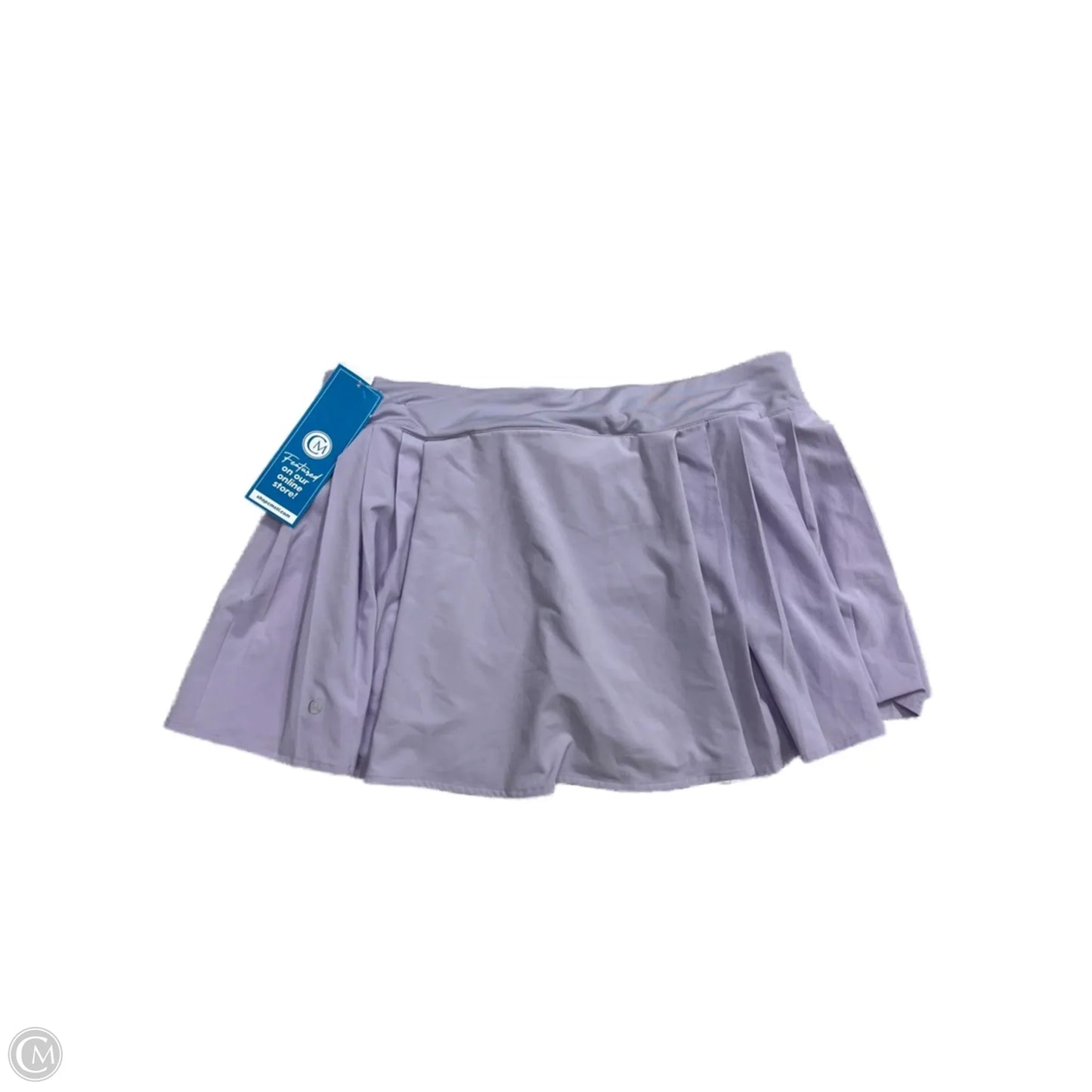 Athletic Skort By Lululemon In Purple, Size: 14