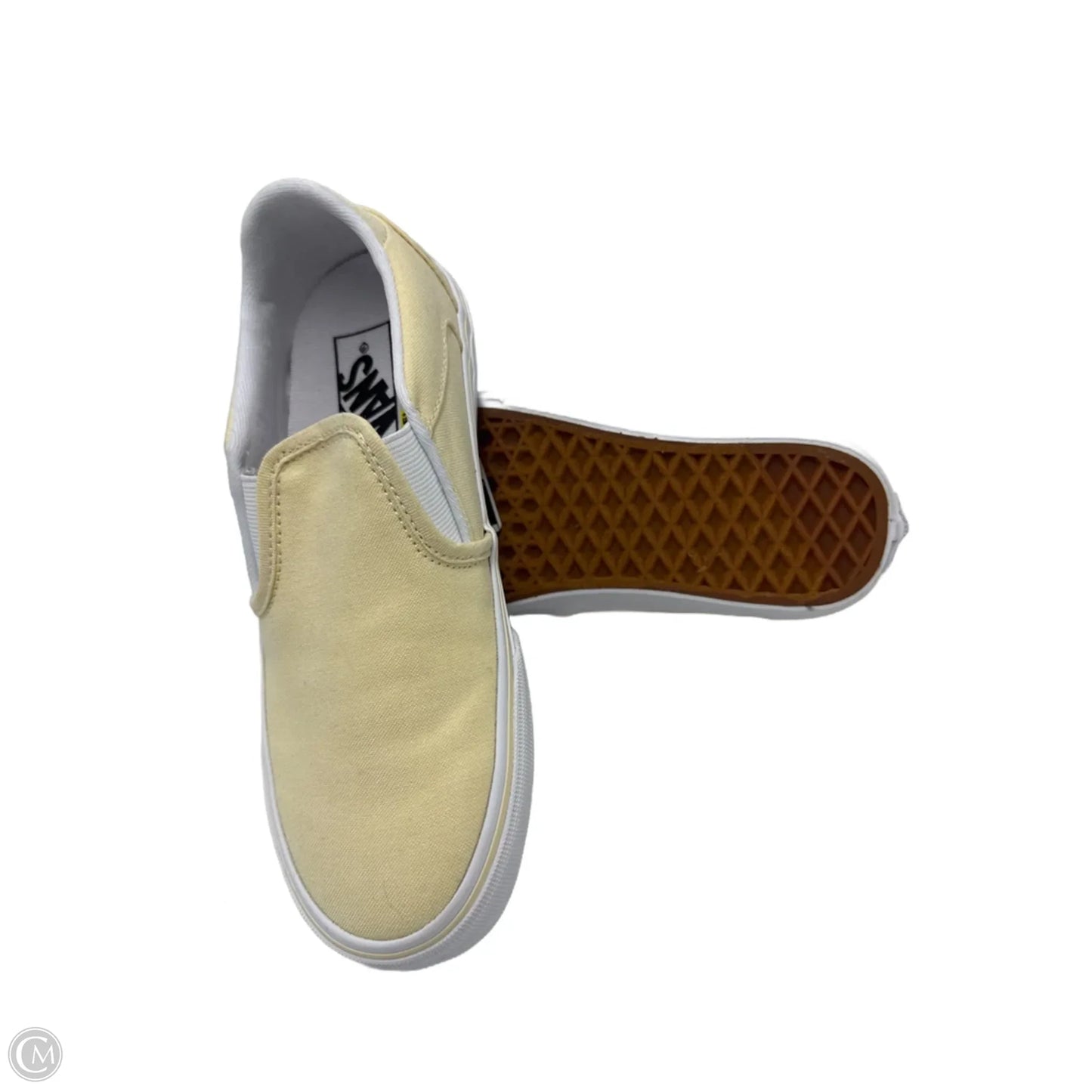 Shoes Flats By Vans In Yellow, Size: 6