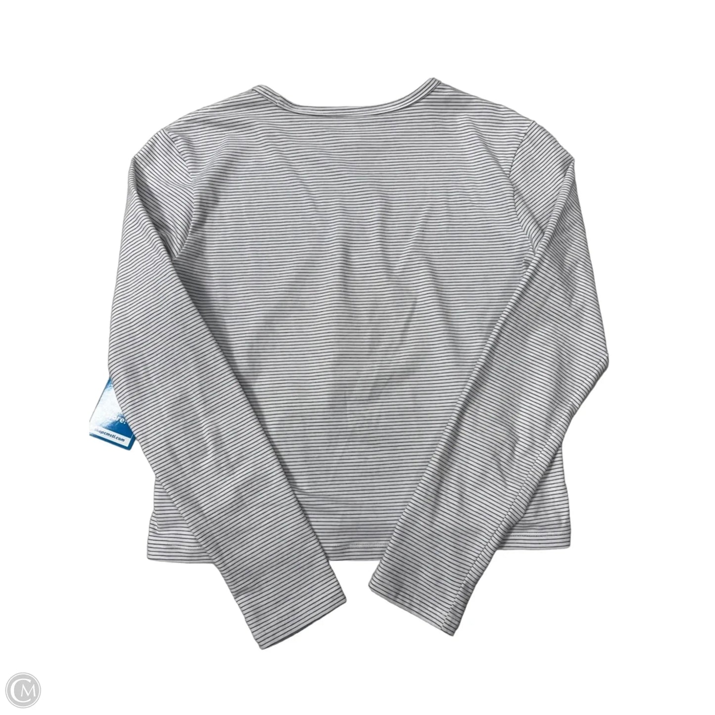 Athletic Top Long Sleeve Crewneck By Athleta In Striped Pattern, Size: Xxs